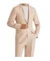 Brunello Cucinelli Long-sleeved Suit Coat In Nude