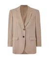 Brunello Cucinelli Long-sleeved Suit Coat In Nude