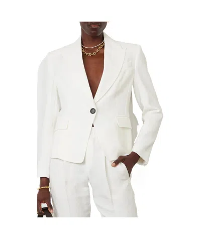 Brunello Cucinelli Long-sleeved Suit Coat In White