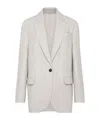 Brunello Cucinelli Wool Blazer In White