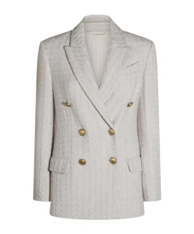BRUNELLO CUCINELLI LONG-SLEEVED SUIT JACKET