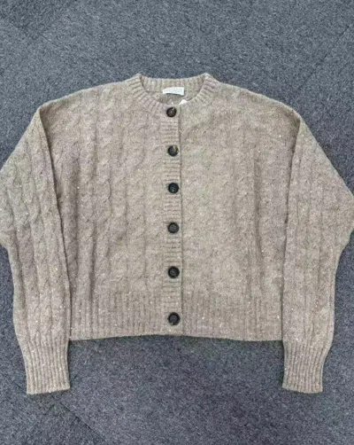Brunello Cucinelli Long-sleeved Sweater In Neutral
