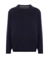 Brunello Cucinelli Men's Cotton-wool Blend Crew Neck Sweater In Black