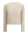 Brunello Cucinelli Sequin-embellished Sweater In Brown