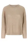 Brunello Cucinelli Sequin Sweater Sweaters And Cardigans In Nude