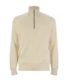 Brunello Cucinelli Long-sleeved Sweater In Nude