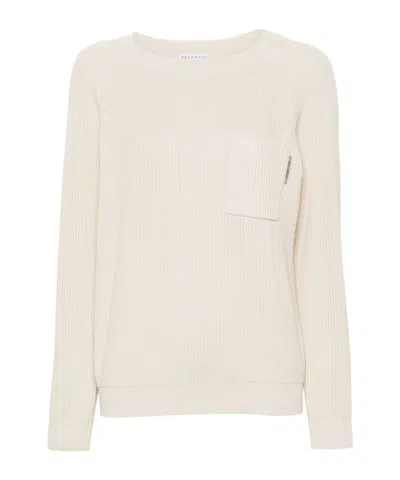BRUNELLO CUCINELLI LONG-SLEEVED SWEATER