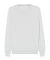 Brunello Cucinelli Long-sleeved Sweater In White