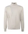 Brunello Cucinelli Men's Luxurious Pure Cashmere Sweater In White
