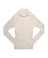 Brunello Cucinelli Long-sleeved Sweater In White