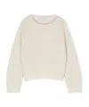 Brunello Cucinelli Sparkling & Dazzling Sweater In White