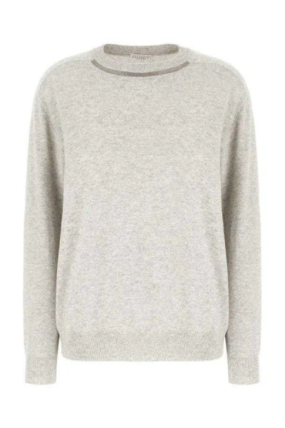 BRUNELLO CUCINELLI BRUNELLO CUCINELLI CREWNECK KNITTED JUMPER