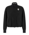 Brunello Cucinelli Heraldic Coat Of Arms Sweatshirt Gray In Black