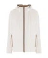 Brunello Cucinelli Women Nylon Hooded Jacket In White