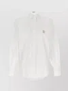 Brunello Cucinelli Long Sleeves Logo Embroidered Shirt