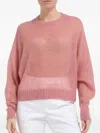 Brunello Cucinelli Long-sleeves Sweater In Pink