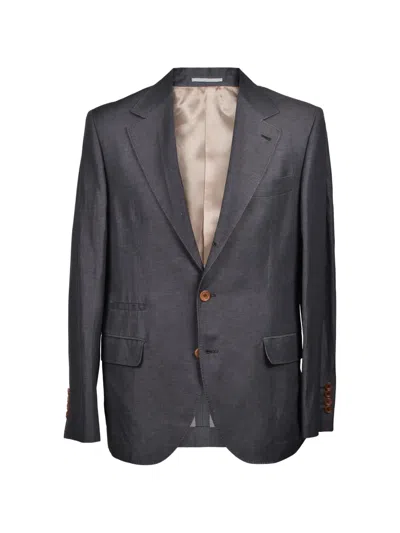 BRUNELLO CUCINELLI LONG-SLEEVE BLAZER