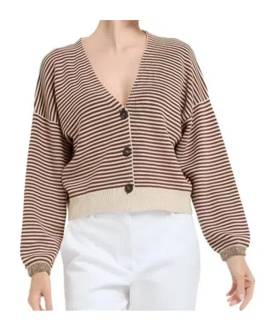 Brunello Cucinelli Long-sleeve Cardigan In Multi