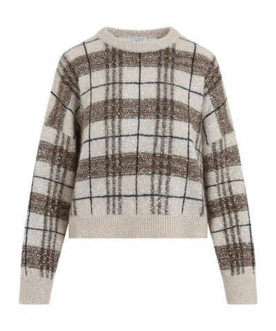 BRUNELLO CUCINELLI LONG-SLEEVE KNIT TOP
