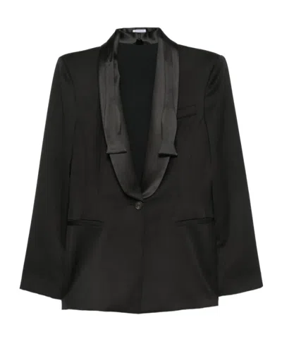 Brunello Cucinelli Long-sleeved Casual Jacket In Black
