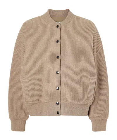 Brunello Cucinelli Long-sleeved Casual Jacket In Brown