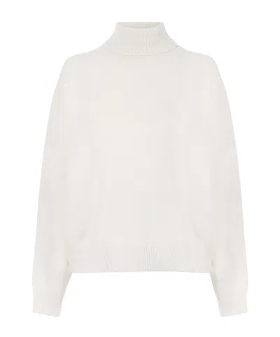 Brunello Cucinelli Long-sleeved Knitwear In White
