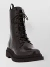 Brunello Cucinelli 'loop Detail' Combat Boots With Chunky Sole