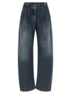 Brunello Cucinelli Relaxed Fit Denim Trousers In Black