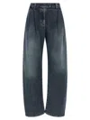 Brunello Cucinelli Relaxed Fit Denim Trousers In Blue