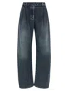Brunello Cucinelli Relaxed Fit Denim Trousers In Blue