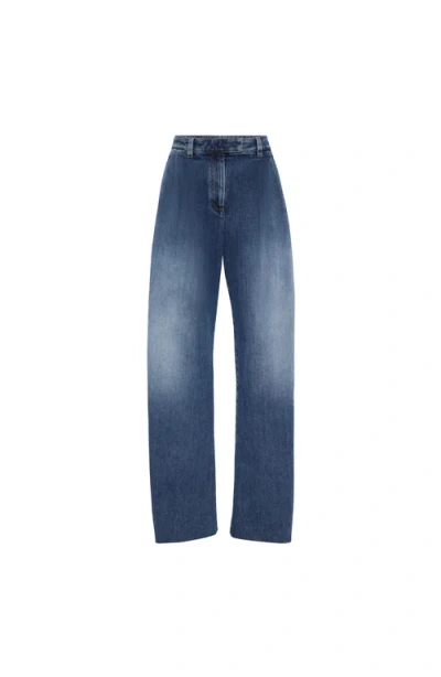 BRUNELLO CUCINELLI BRUNELLO CUCINELLI LOOSE CURVED TROUSERS