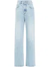 Brunello Cucinelli Contemporary Loose Trousers In Light Blue