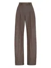 Brunello Cucinelli Women Relaxed-fit Trousers With A Curved Design