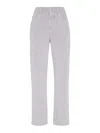 Brunello Cucinelli Flared Jeans In Nude & Neutrals