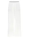 Brunello Cucinelli Loose Leg Joggers Pants In Bianco