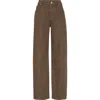Brunello Cucinelli Glitter-detailing Straight Jeans In Brown
