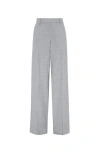 Brunello Cucinelli Linen-wool Tailored Trousers In Pearl Grey