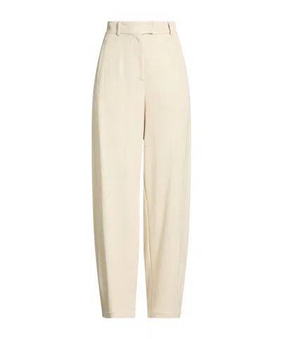 Brunello Cucinelli Loose Straight-leg Pants In Neutral
