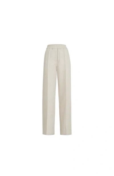 Brunello Cucinelli Loose Track Trousers In White