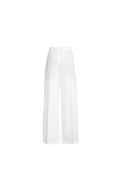 Brunello Cucinelli Loose Track Trousers In White