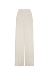 Brunello Cucinelli Women's Délavé Linen Wide Pleated Trousers In Yuta
