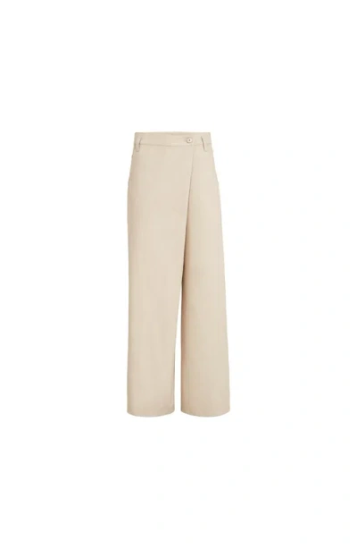 Brunello Cucinelli Loose Wrapped Trousers In Neutral