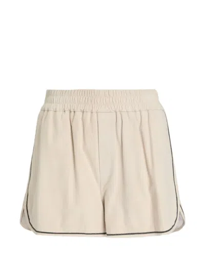 Brunello Cucinelli Loungwear Shorts In Neutral