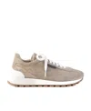 Brunello Cucinelli Low-cut Casual Sneakers In Nude