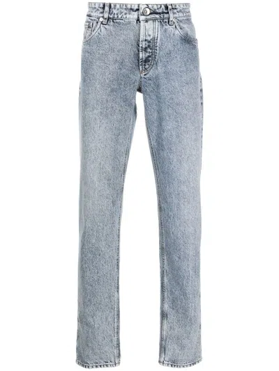 Brunello Cucinelli Low-rise Slim-cut Jeans In Blue