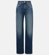 Brunello Cucinelli Low-rise Straight Jeans In Blue