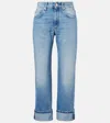 Brunello Cucinelli Low-rise Straight Jeans In Blue