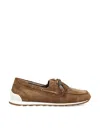Brunello Cucinelli Loafers With Suede Finish And Rubber Sole In Sesamo