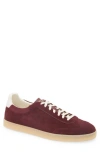 Brunello Cucinelli Low Top Sneaker In Burgundy