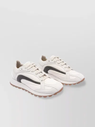 Brunello Cucinelli Low Top Sneakers Contrasting Sole